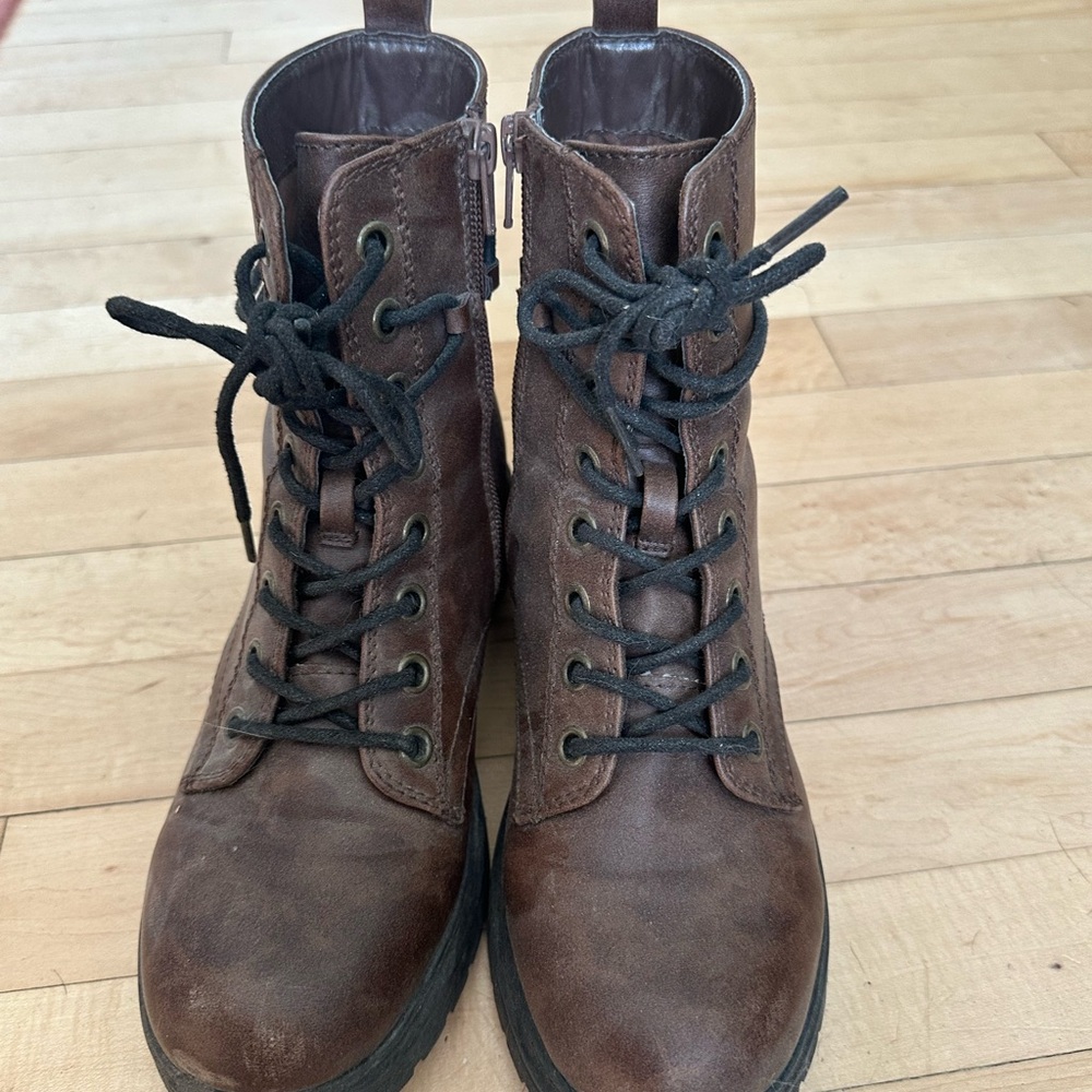 SO Dark Brown Combat Boots